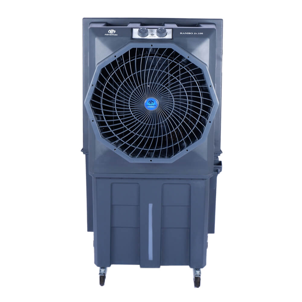 Novamax Rambo JR 100L Desert Air Cooler With Honeycomb Cooling & Auto Swing Technology