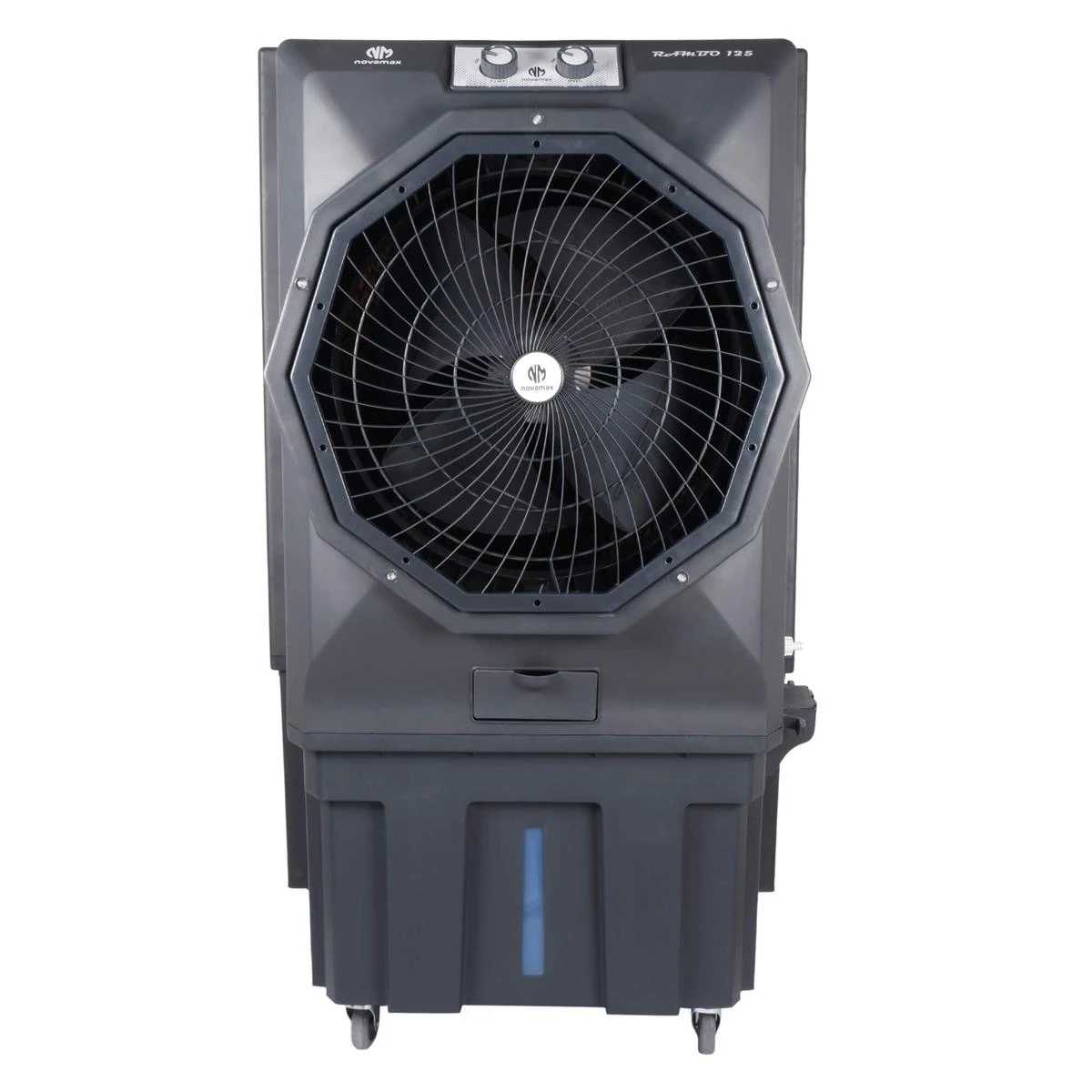Novamax RAMBO 125 L Commercial Air Cooler (Grey, Rambo With Honeycomb Cooling Technology)