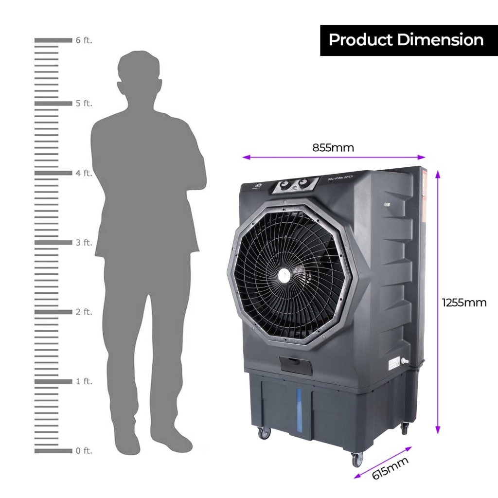 Novamax Rambo 100 L Commercial Air Cooler — photo 5