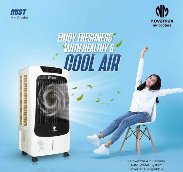 Novamax Mist 75 litre cooler: Affordable dessert air cooler that ticks all the boxes that customers desire