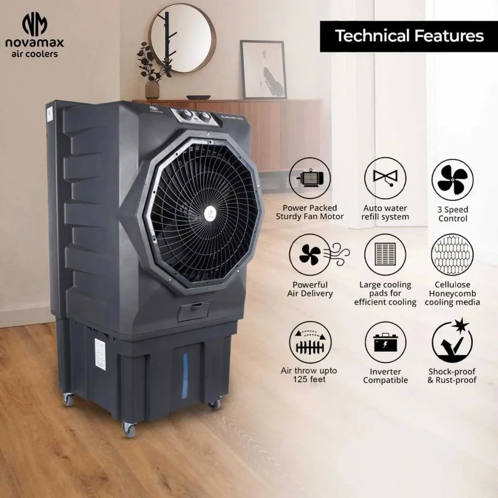 Novamax Rambo 125 L Commercial Air Cooler — photo 4